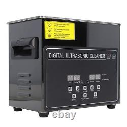 (UK 220V)3L 40khz Ultrasonic Cleaner 0 To 99 Minutes Timer Cleaning Machine With