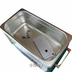 Ultrasonic Bath 3.8L Cleaner Digital Stainless Steel Ultra Sonic Tank Cleaning
