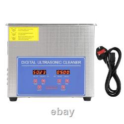 Ultrasonic Cleaner 1.3L, Digital Ultra Sonic Cleaner Bath Timer Stainless Tank