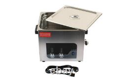 Ultrasonic Cleaner 13L with Euro plug 6857 Laser New