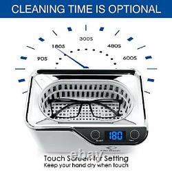 Ultrasonic Cleaner 600ml Jewellery Watch Ring Glasses Timer Tank Wave Electric