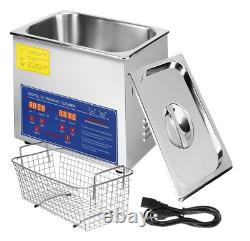 Ultrasonic Cleaner JPS-20A 3.2L Stainless Steel LCD with Basket & Power Cord