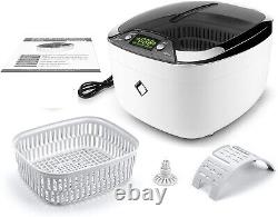 Ultrasonic Cleaner LifeBasis 850ML Jewellery Cleaner with Basket Watch Stand CD
