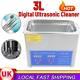 Ultrasonic Cleaner Sonic Wave Tank Glasses Watch Jewellery Cleaning Machine Uk