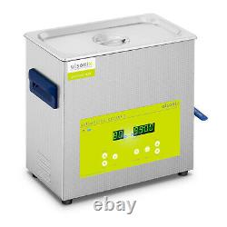 Ultrasonic Cleaner Ultrasonic Bath Cleaning Machine LED Degas Function 6.5L 180W
