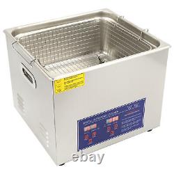 Ultrasonic Cleaner With Heater Timer Stainless Steel Ultrasonic Cleaning Machine