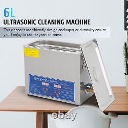 Used Professional Digital Ultrasonic Cleaner Timer 304 Stainless Steel Container