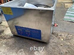 VEVOR 15L Stainless Steel Industry Heated Ultrasonic Cleaner with Timer