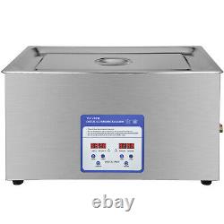 VEVOR Ultrasonic Cleaner 30 L Stainless Steel Industry Heated Digital Control