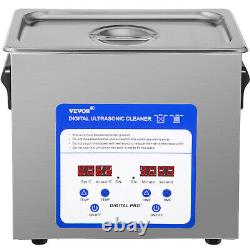 VEVOR Ultrasonic Cleaner 3L Digital Heater Timer Jewelry Cleaning Machine