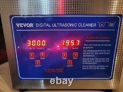 VEVOR Ultrasonic Cleaner Digital Timer & Heater, Stainless steel cleaning. Read