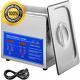 Vevor Ultrasonic Cleaner Machine 3l Stainless Steel 3l, Silver