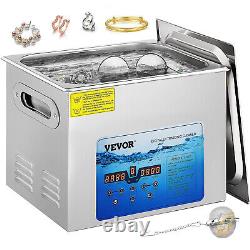 VEVOR UltrasonicCleaner Jewelry Cleaning Machine with Digital Timer and Heater