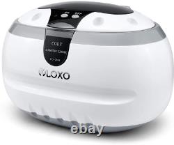 VLOXO CD-2800 Ultrasonic Cleaner Jewellery Cleaner 600ml 50W 42khz Silver for